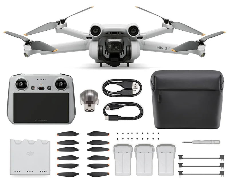 DJI Kit Mini 3 Pro Fly More Plus, Semi Novo, inclui duas baterias inteligentes!